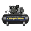 Compressor de Ar com 2 Estágios e Alta Pressão 175 psi 20 pcm 200L 5HP Trifásico 220/380V IP21 - Chiaperini 00688