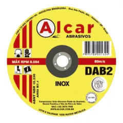 Disco de Corte Inox DAB-2 4.1/2