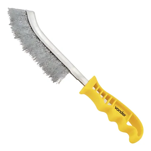 Escova Manual com Cerdas de Aço 1 Fileira com Cabo de Plástico - Vonder 35.99.030.001 Escova Manual com Cerdas de Aço 1 Fileira com Cabo de Plástico - Vonder 35.99.030.001