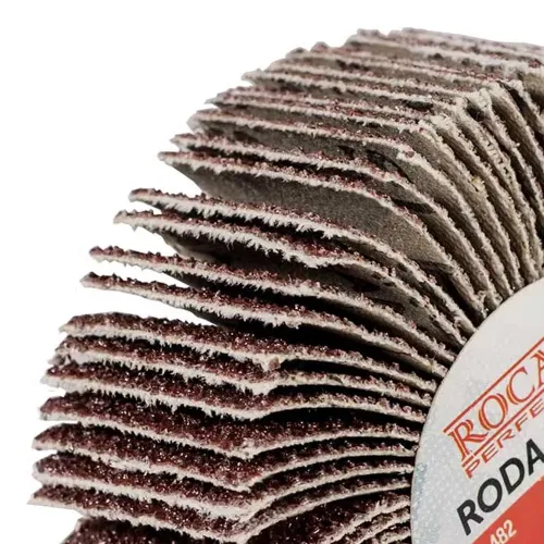 Roda de Lixa com Haste 40 x 20mm Grão 120 - Rocast 482,0006