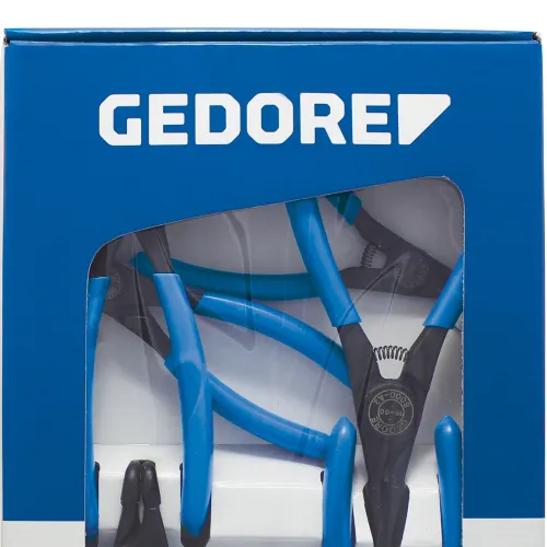 Jogo de Alicates para Anéis Internos e Externos 8 Peças - Gedore 029982