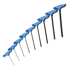 Jogo de Chaves Allen Hexagonais com Cabo T 2 à 10mm com 9 Peças - Gedore 012874 Jogo de Chaves Allen Hexagonais com Cabo T 2 à 10mm com 9 Peças - Gedore 012874