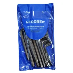 Jogo de Chaves L Allen Hexagonais Curta 0,7 à 10mm e 1/16 à 3/8 Jogo de Chaves L Allen Hexagonais Curta 0,7 à 10mm e 1/16 à 3/8