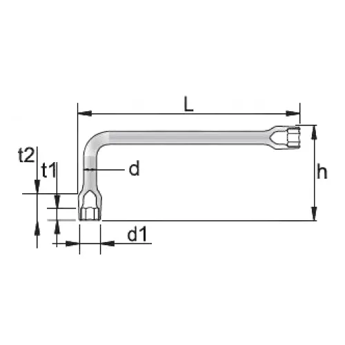 Chave Biela GTX Perfil Hexalobular E6 M5 - Gedore 250403 Chave Biela GTX Perfil Hexalobular E6 M5 - Gedore 250403
