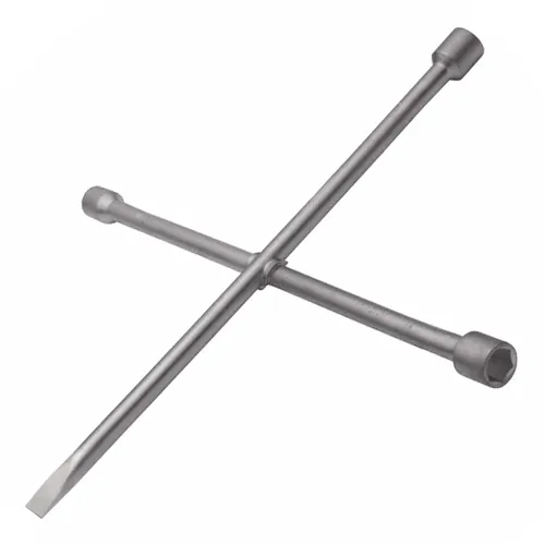 Chave de Roda Cruz com Espátula 17 x 19 x 13/16