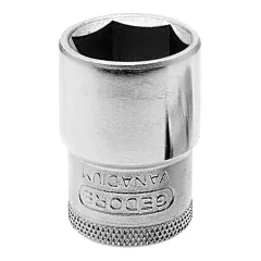 Soquete Sextavado Curto 25 MM Encaixe de 1/2 Soquete Sextavado Curto 25 MM Encaixe de 1/2