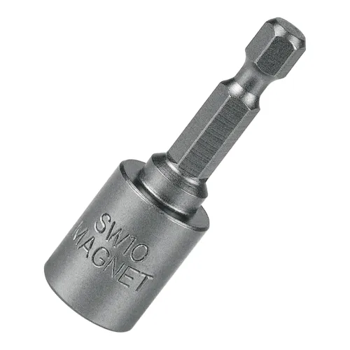 Adaptador tipo Canhão Magnético 13 mm encaixe 1/4 Adaptador tipo Canhão Magnético 13 mm encaixe 1/4