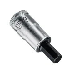 Chave Soquete Hexagonal Curta 04 MM Encaixe de 3/8 Chave Soquete Hexagonal Curta 04 MM Encaixe de 3/8