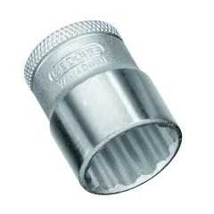 Soquete Estriado Curto 15 mm Encaixe de 3/8 Soquete Estriado Curto 15 mm Encaixe de 3/8