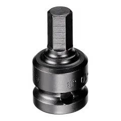 Chave Soquete Hexagonal de Impacto 8 mm Encaixe de 1/2 Chave Soquete Hexagonal de Impacto 8 mm Encaixe de 1/2