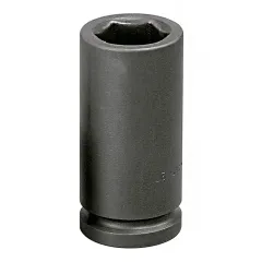Soquete Sextavado Longo de Impacto 30 mm Encaixe de 1 Soquete Sextavado Longo de Impacto 30 mm Encaixe de 1