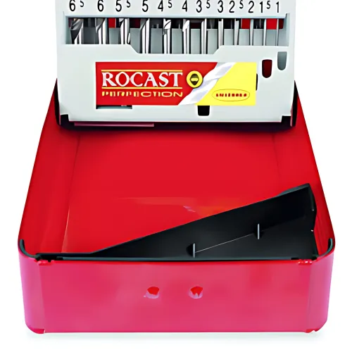 Jogo de Brocas HSS em Aço Rápido 1,0 a 10,0 mm 19 Peças - Rocast 5,0160 Jogo de Brocas HSS em Aço Rápido 1,0 a 10,0 mm 19 Peças - Rocast 5,0160