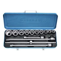 Jogo de Soquetes Sextavados e Acessórios de 7/8 Jogo de Soquetes Sextavados e Acessórios de 7/8