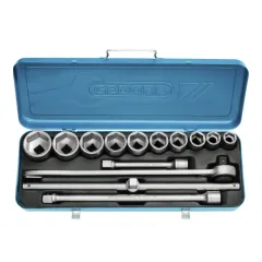 Jogo de Soquetes Sextavados e Acessórios de 7/8 Jogo de Soquetes Sextavados e Acessórios de 7/8