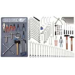 Kit de Ferramentas para Oficina Mecânica Automóveis com 107 Peças - Gedore 084552 Kit de Ferramentas para Oficina Mecânica Automóveis com 107 Peças - Gedore 084552