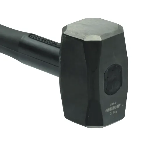 Marreta de Aço com Cabo de Borracha e Alma de Aço 2Kg -  Gedore 050879