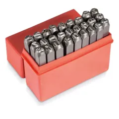 Punção Alfabética ABCDário 4MM - Rocast 60,0015 Punção Alfabética ABCDário 4MM - Rocast 60,0015