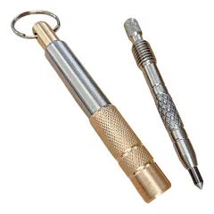 Riscador de Inox e Latão Tipo Chaveiro com Ponta de Widea 150 mm - Ekale EK-2022