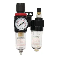 Filtro Regulador de Ar com Manômetro e Lubrificador (Conjunto Lubrifil) 1/4 Filtro Regulador de Ar com Manômetro e Lubrificador (Conjunto Lubrifil) 1/4