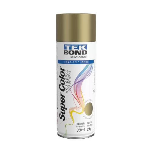 Tinta Spray Dourado Uso Geral 250G 350ML - Tekbond 23051006900
