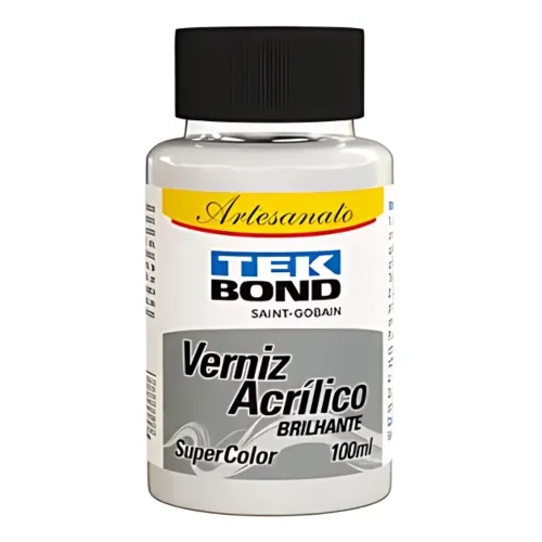 Verniz Acrílico Brilhante 100ml - Tekbond 26300110000 Verniz Acrílico Brilhante 100ml - Tekbond 26300110000