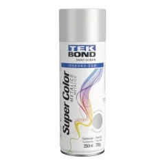 Tinta Spray Prata Metálico 250G 350ML - Tekbond 23361006900