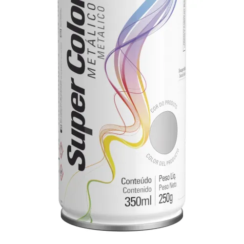 Tinta Spray Prata Metálico 250G 350ML - Tekbond 23361006900