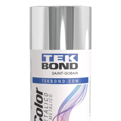 Tinta Spray Cromado Metálico 250 g 350 ml - Tekbond 23281006900