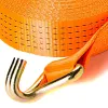 Cinta de Amarração com Gancho J 50 mm x 9 m de 5000 kg Laranja - Robustec RCAI-2008 Cinta de Amarração com Gancho J 50 mm x 9 m de 5000 kg Laranja - Robustec RCAI-2008
