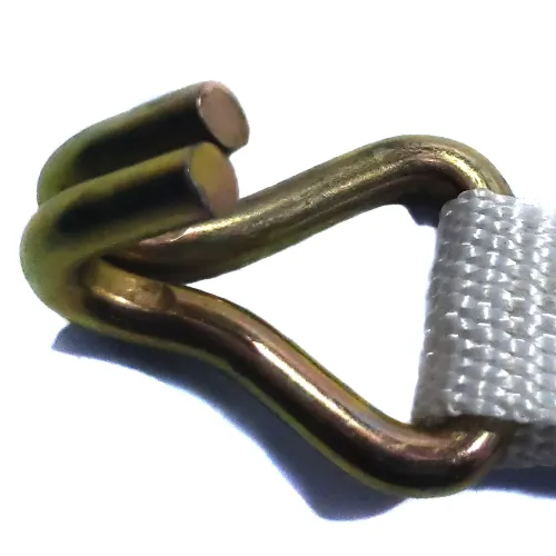 Cinta de Amarração com Terminais e Catraca Gancho J 25 mm x 2 m de 1000 kg Branca - Quality Fix CIF-A-TM-PS-025