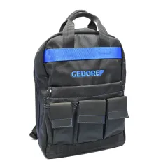 Mochila para Ferramentas Soft com 6 Bolsos em Poliéster Impermeável - Gedore 091050