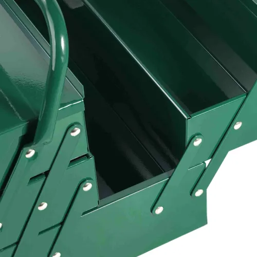 Caixa de Ferramentas Sanfonada Metálica com 5 Gavetas - Sata ST95104ASC Caixa de Ferramentas Sanfonada Metálica com 5 Gavetas - Sata ST95104ASC