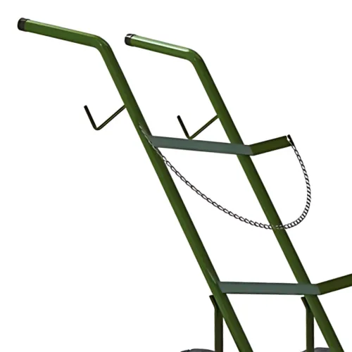 Carrinho para Transporte de Oxigênio e Acetileno com pneu e câmara para 2 Cilindros - Valcar Nr 149